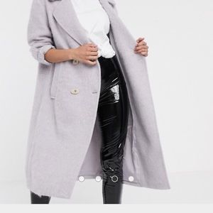 NWT—ASOS Curve Statement Coat in Lilac